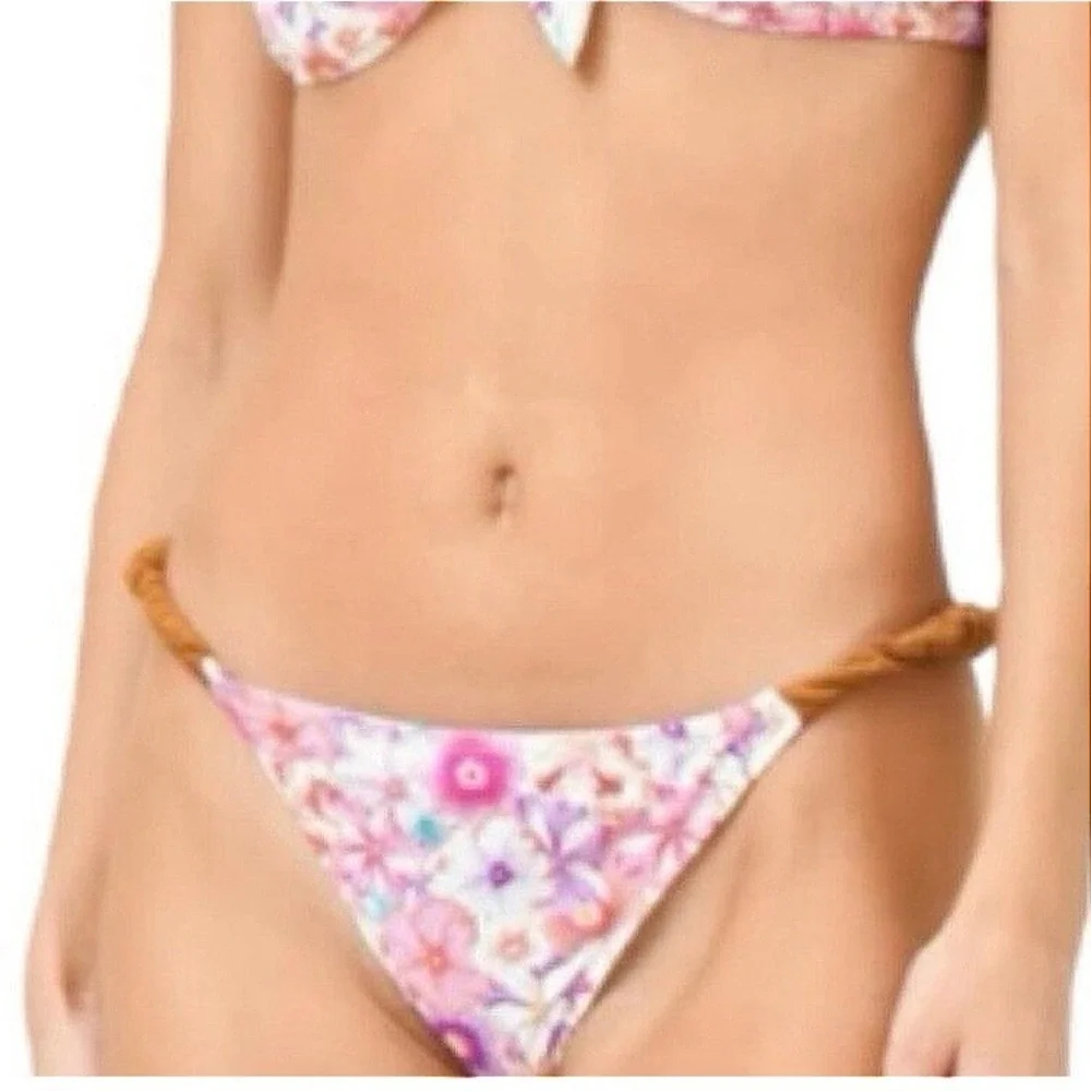 REINA OLGA Luca Bikini Swim Bottom Size Medium NEW MSRP $95